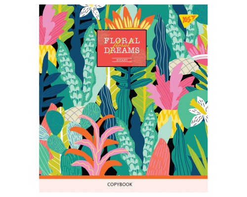 Зошит Yes А5 Tropical Paradise 18 аркушів лінія 5 дизайнів (765219)