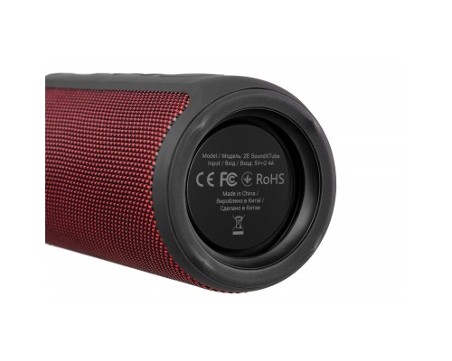 Акустична система 2E SoundXTube TWS MP3 Wireless Waterproof Red (2E-BSSXTWRD) 