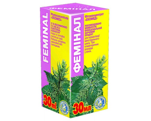 Трави ЕКОМЕД Феминал 30 мл