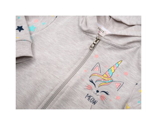 Кофта дитяча Breeze на блискавці з капюшоном (16948-98G-beige)