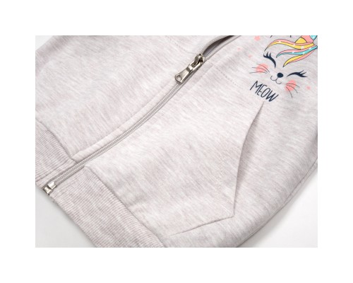 Кофта дитяча Breeze на блискавці з капюшоном (16948-98G-beige)