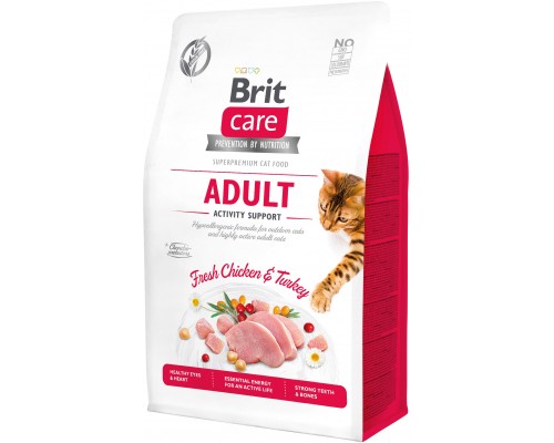 Сухий корм для кішок Brit Care Cat GF Adult Activity Support 400 г (8595602540839)