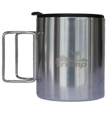 Чашка туристична Tramp 400 мл Steel (UTRC-137-metal)