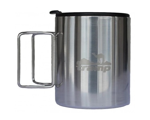 Чашка туристична Tramp 400 мл Steel (UTRC-137-metal)