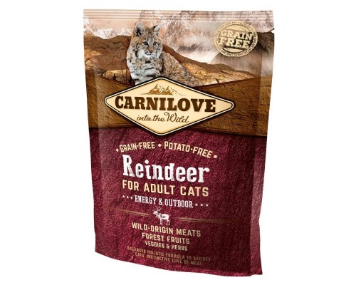 Сухий корм для кішок Carnilove Cat Energy and Outdoor 400 г (8595602512263)