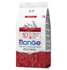 Сухий корм для собак Monge Dog Mini Adult зі смаком курки та рису 7.5 кг (8009470004053)
