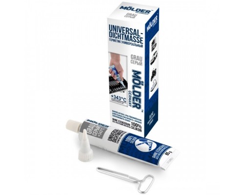 Герметик автомобільний MOLDER UNIVERSAL-DICHTMASSE GRAU 85г +343С (SIL343)