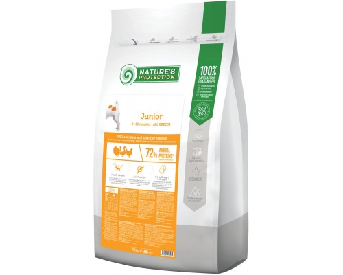 Сухий корм для собак Nature's Protection Junior All breeds 7.5 кг (NPS45727) Сухий корм для собак Nature's Protection Junior All breeds 7.5 кг (NPS45727)