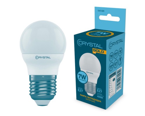 Лампочка CRYSTAL G45 7W PA Е27 4000K (G45-020)