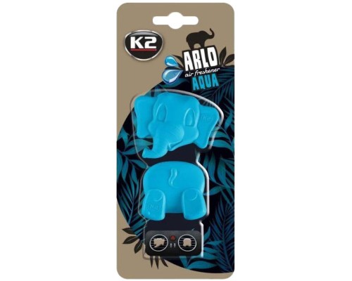 Ароматизатор для автомобіля K2 ARLO AQUA 15G (V89WOD)