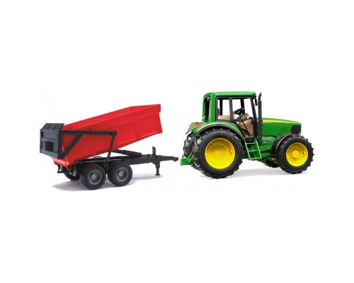 Спецтехніка Bruder трактор John Deere 6920 із причепом (02057)