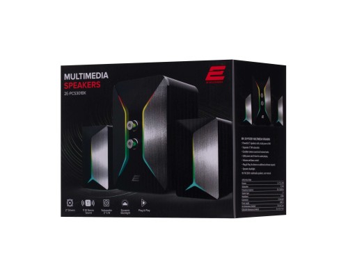 Акустична система 2E PCS301 RGB USB Black (2E-PCS301BK) 