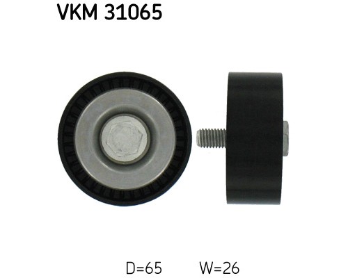 Ролик натягувача ременя SKF VKM 31065