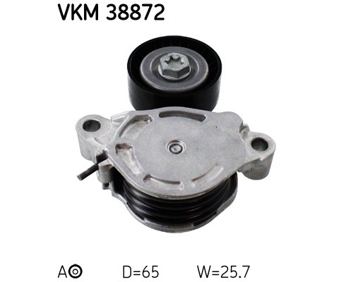 Ролик натягувача ременя SKF VKM 38872