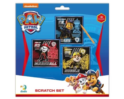 Набір для творчості DoDo гравюр Paw Patrol 3 шт (200193)