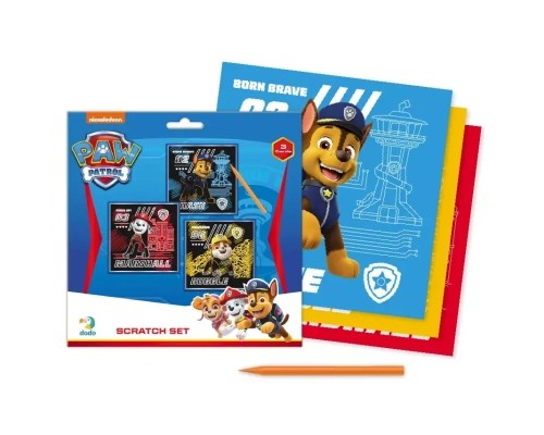 Набір для творчості DoDo гравюр Paw Patrol 3 шт (200193)