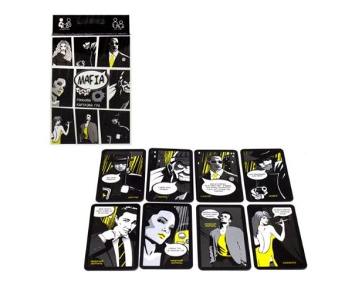 Настільна гра Danko Toys Мафія в стилі коміксів, українська (DTG52U/DTG52EN)