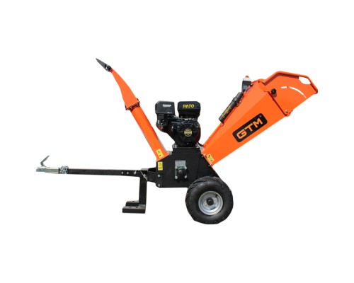 Садовий подрібнювач GTM бензиновий GS15002 15к.с., діам.гілок до 12см, барабан (GS15002)