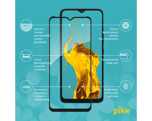 Скло захисне Piko Full Glue Tecno Pop 5 LTE (1283126535383)