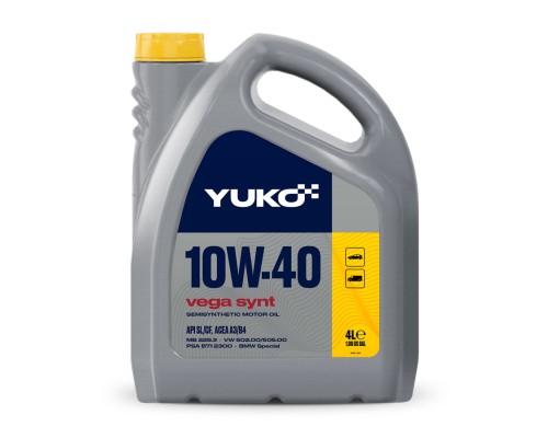 Моторна олива Yuko VEGA SYNT 10W-40 4л (4820070241228)