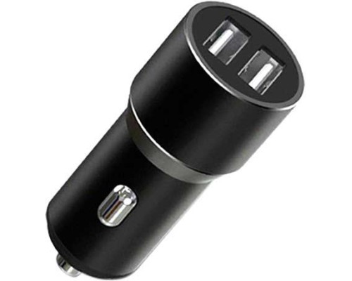 Зарядний пристрій XO CC30 Metal Car Charger Black (XO-CC30-BK)