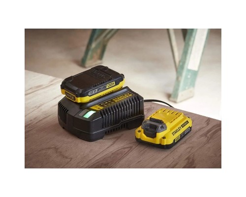 Гайковерт Stanley FatMax, Li-Ion 18В, 2x2Ah, 165 Нм, 2800 об/хв, 3100 уд/хв, 3.48 кг, кейс (SFMCF810D2K)