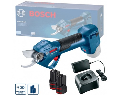 Секатор Bosch Pro Pruner, 12V, 2х3Ah (0.601.9K1.021)