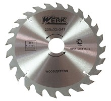 Диск пильний Werk по дереву - 200х32 24 зуб. (36110)