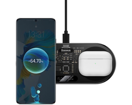 Зарядний пристрій Baseus 20W Digital LED Display (WXSX010101)