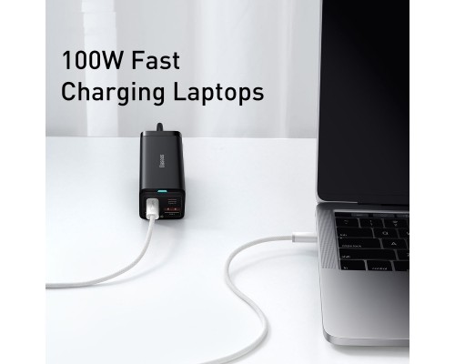 Дата кабель USB-C to USB-C 2.0m 5A White Baseus (CALD000302)