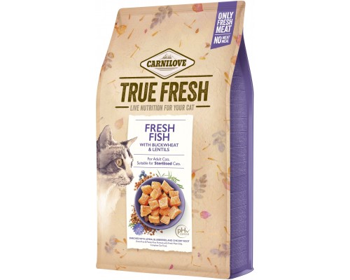 Сухий корм для кішок Carnilove True Fresh Cat Fish 340 г (8595602561414)