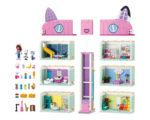 Конструктор LEGO Gabby's Dollhouse Ляльковий будиночок Ґаббі 498 деталей (10788)