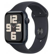 Смарт-годинник Apple Watch SE 2023 GPS 44mm Midnight Aluminium Case with Midnight Sport Band - M/L (MRE93QP/A)