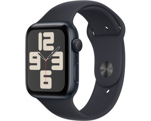 Смарт-годинник Apple Watch SE 2023 GPS 44mm Midnight Aluminium Case with Midnight Sport Band - M/L (MRE93QP/A)