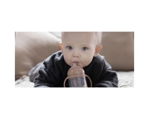 Поїльник-непроливайка Lovi з трубочкою та обтяжувачем 150 мл - зелена (35/364)