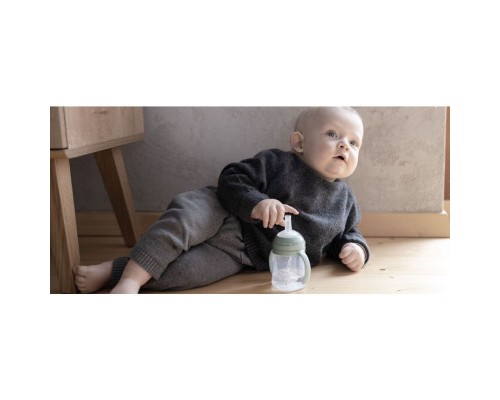 Поїльник-непроливайка Lovi з трубочкою та обтяжувачем 150 мл - зелена (35/364)