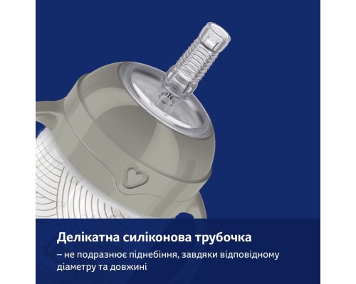 Поїльник-непроливайка Lovi з трубочкою та обтяжувачем 150 мл - зелена (35/364)