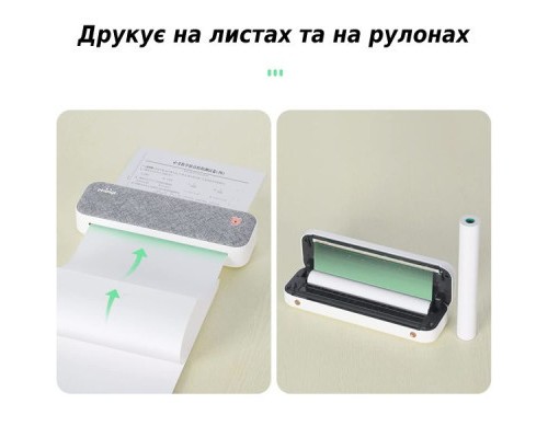 Принтер чеків UKRMARK A40PK А4, Bluetooth, USB, рожевий (900798)