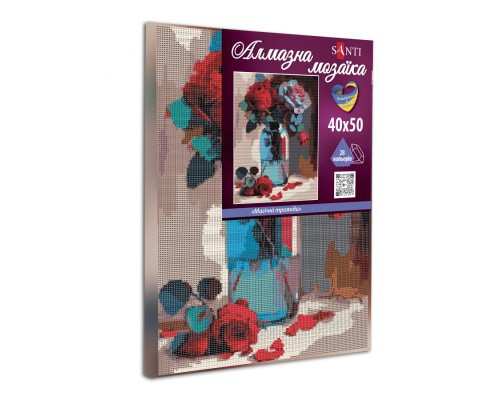 Картина по номерам Santi Магічні троянди 40*50 см алмазна мозаїка (954698)