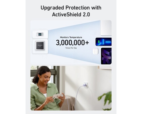 Зарядний пристрій Anker PowerPort 511 Nano III - 30W USB-C White (A2147G21)