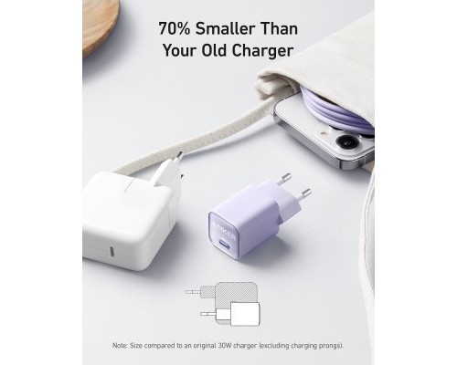 Зарядний пристрій Anker PowerPort 511 Nano III - 30W USB-C White (A2147G21)