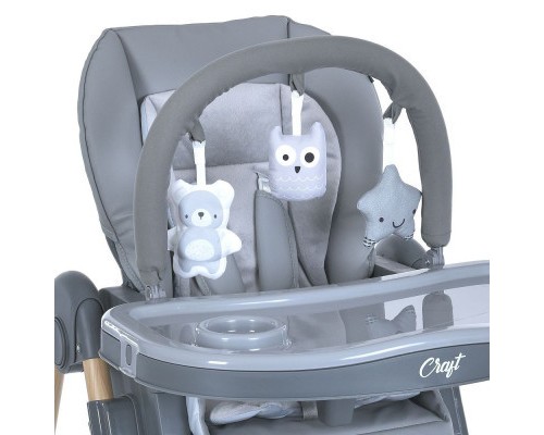 Стілець для годування El Camino ME 1115-W CRAFT gray (ME 1115-W gray)