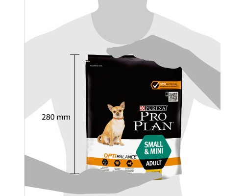 Сухий корм для собак Purina Pro Plan Dog Small&Mini Adult з куркою і рисом 700 г (7613035120778)