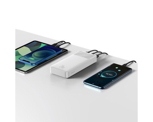 Батарея універсальна Baseus Bipow 20000mAh 20W white (PPBD050302)