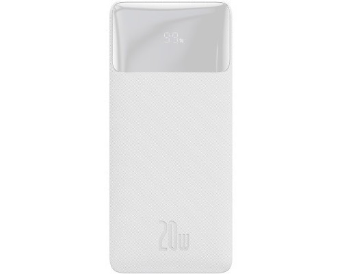 Батарея універсальна Baseus Bipow 20000mAh 20W white (PPBD050302)