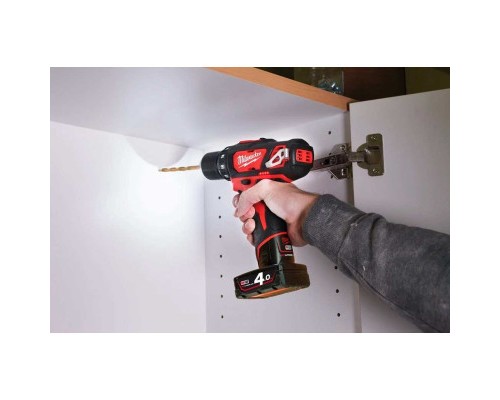 Шуруповерт Milwaukee M12 BDD-201C, 30 Нм, 2Ah, кейс (4933479439)