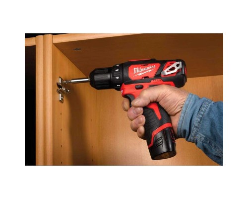 Шуруповерт Milwaukee M12 BDD-201C, 30 Нм, 2Ah, кейс (4933479439)
