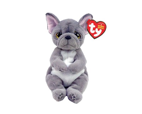 М'яка іграшка Ty Beanie bellies Сірий пес WILFRED 20 см (40596)