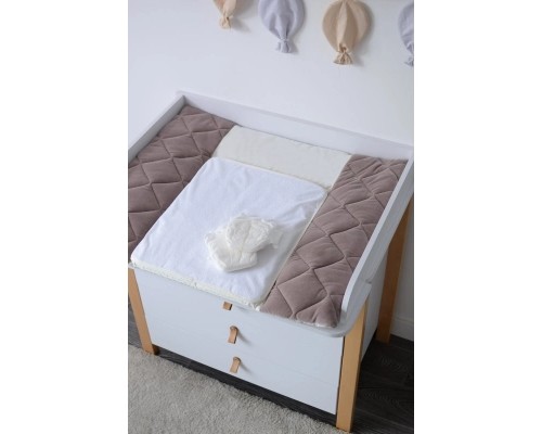 Пеленальний матрацик Верес Velour Mokko 72х80 см (429.8)