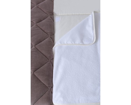 Пеленальний матрацик Верес Velour Mokko 72х80 см (429.8)